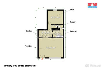Pronájem obchod a služby, 70 m², Plzeň, ul. Veleslavínova - 2
