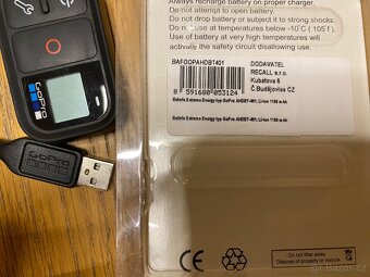 GoPro nová baterie AHDBT-401 - 2