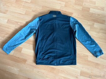 Prodám modrou mikinu Under Armour, vel. M, chlapecká - 2