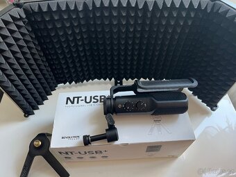 Rode NT-USB+ Studiový USB mikrofon+DNA NS5 akustický paravan - 2