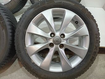 Zimní kola OPEL 4x100 R16 ET40 pneu 195/55/16/ - 2