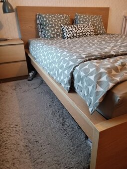 Postel IKEA Malm 160 x 200 vč. roštů a matrací - 2