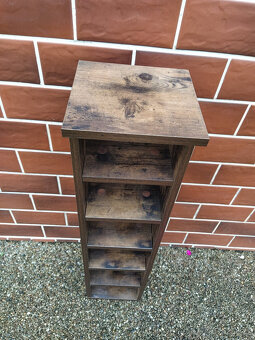 CD skříňka rustikální - 2