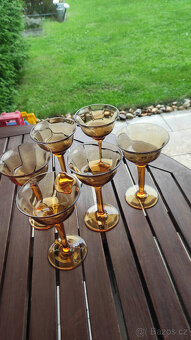 Prodám krásný set starých skleniček - 2