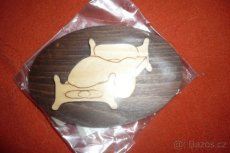 jmenovka, štíteky , cedulky na dveře dřevěná sprcha wc ,.. - 2