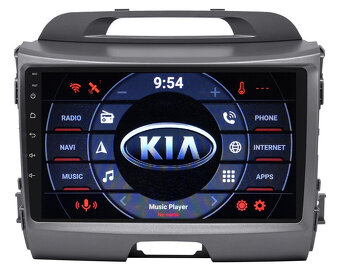 9" KIA Sportage 3 - Android 14 - GPS autorádio - 2