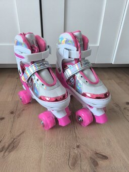 Rostoucí inline brusle, svítící kolečka, 33-38 - 2