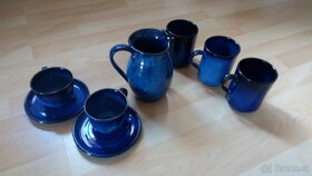 Modrá keramika z Kréty, ruční výroba - 2