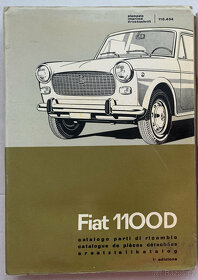FIAT 1100D příručka + katalog náhradních dílů, topstav - 2