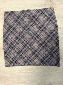Vlněná káro mini sukně elastická Orsay-vel.36 - 2