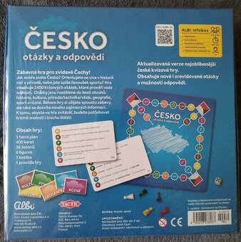 Společenská hra ČESKO OTÁZKY A ODPOVĚDI - nová, nerozbalená - 2