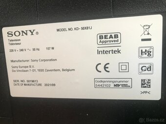 Chytrá televize (50") - Sony - 2