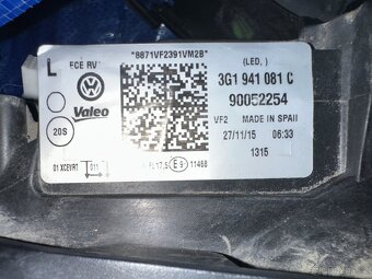 3G1941081C - Full led levé světlo z VW Passat B8 na díly - 2