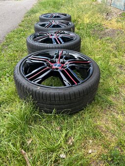 Prodám alu Ronal 5x112 r19 letní pneu 215/35/19 - 2