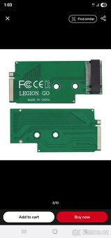 Prodej Lenovo Legion Go 4TB upgrade ssd - 2