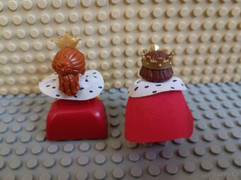Lego minifigurky král a královna- originál lego - 2