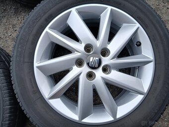 Prodám sadu Orig ALU kol Seat 185/60R15 letní - 2