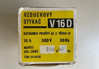Vzduchový stykač V16D - 2