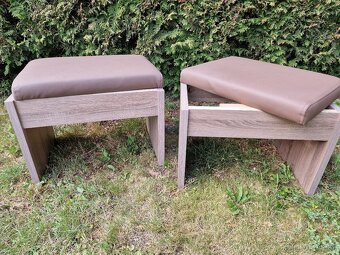 Taburet Elinor (Dub truffel, hneda) - 2