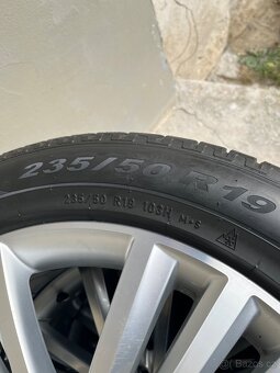 Prodám originál kola ze Škoda Kodiaq r19 zimní - 2