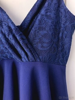 Společenské šaty na ramínka,vel M - 2