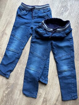 Chlapecké džíny s podšívkou velikost 116 - 2