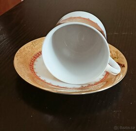 Retro čajový servis 6 + 6 kusů - 2