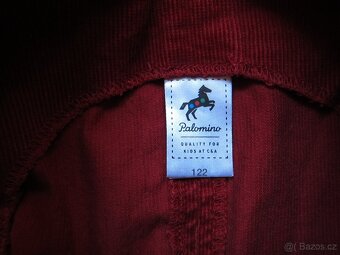 Dívčí manšestrové šaty vel. 122 - 2