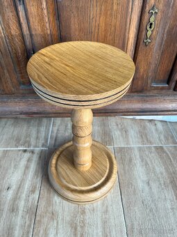 Dubový stojan na květiny - AKCE doprava - 2