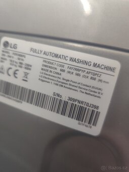 Pracka se susickou lg 10kg - 2