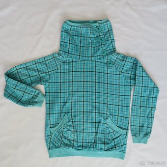 Zelená károvaná mikiny - 2