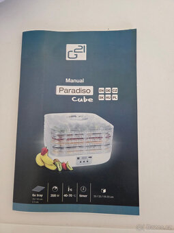 Sušička ovoce G21 Paradiso Cube - 2