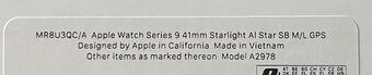 Apple Watch Series 9 GPS 41mm Starlight - 2