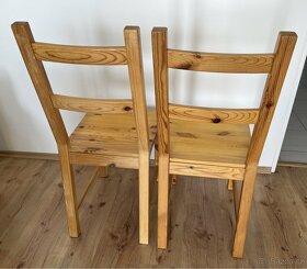 2ks židle dřevěné - 2