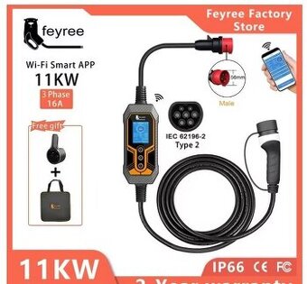 Přenosná nabíječka pro elektromobily Feyree 11kW - 2