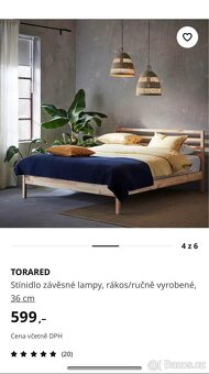 Stínidlo/lustr rákos - 2