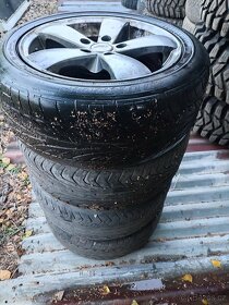 Alu kola včetně pneu audi 5x112 letní - 2