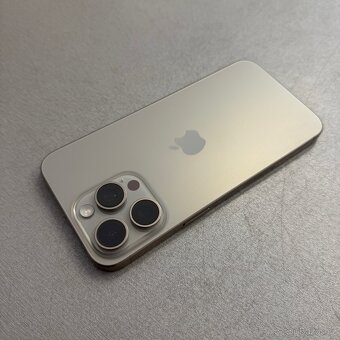 iPhone 15 Pro Max 256GB, natural titan, 100% baterie - 2