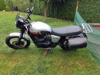 Triumph Scrambler 900 (2014) TOP, doplňky, po servisu, jen 2 - 2