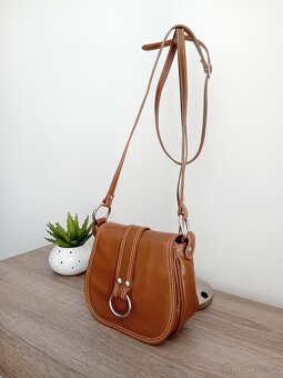 Genuine Leather dámská malá kabelka kožená - 2