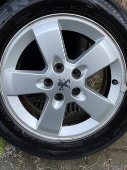 Originál alu kola peugeot 5x108 R16 - 2
