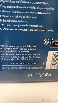 5 litru Shell 5W30 - 2