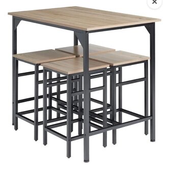 barový set, bistro set, židle a stůl, 4+1 - 2