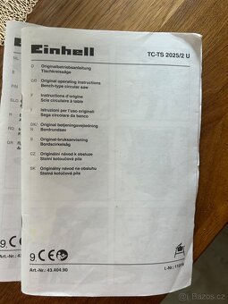 Stolní kotoučová pila Einhell - 2