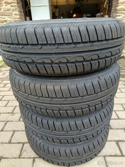 Prodám 4 kola na OA, Al disky, pneu 165/70 R13 - 2