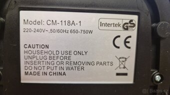 Elektrický kávovar InterTek CM-118A-1 - 2