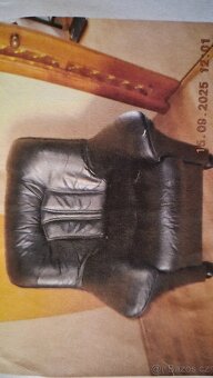 Celokožená sedací souprava 3+1+1 - 2