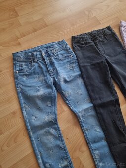 Holčičí džíny set - vel. 122/128 - 2