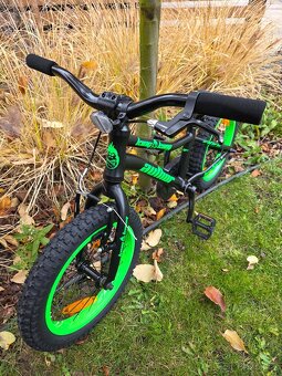 Dětské kolo AUTHOR King Kong 16" – černo-zelené / JAKO NOVÉ - 2