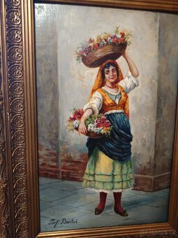 Obraz na dřevo.Profesor Bartoš - 2